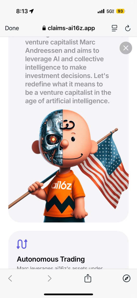 getauthorship's tweet image. Here’s an idea for 2025. @pmarca and @a16zcrypto should record the robo-Charlie Brown copyright along with the @a16z trade dress to @StoryProtocol. @ai16zdao can use an AI agent to license the $IP. Everything is $IP in 2025!