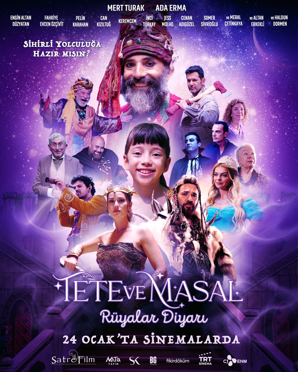 Masallarla dolu bir yolculuğa çıkmaya hazır mısınız? 🪄🎩🦄

#TeteveMasal: Rüyalar Diyarı 24 Ocak’ta sinemalarda! 🎬 💫