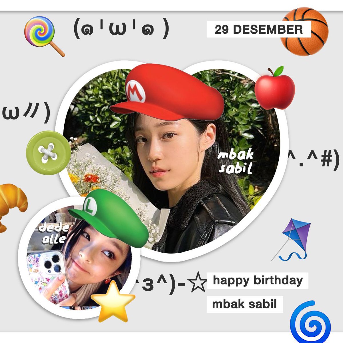 have a great birthday mbak sabil <a href="/tepiangaris/">salsa 🍉</a> 🫶🎂🎉 semoga tahun-tahun berikutnya selalu dipenuhi kebahagiaan. take care of your health and don’t get sick. enjoy your birthday! <333 

terima kasih juga dede elle udah sponsorin layout keren dari kak verlynne <a href="/kittmys/">verlyn 👩🏻‍🌾</a> 💗🌷