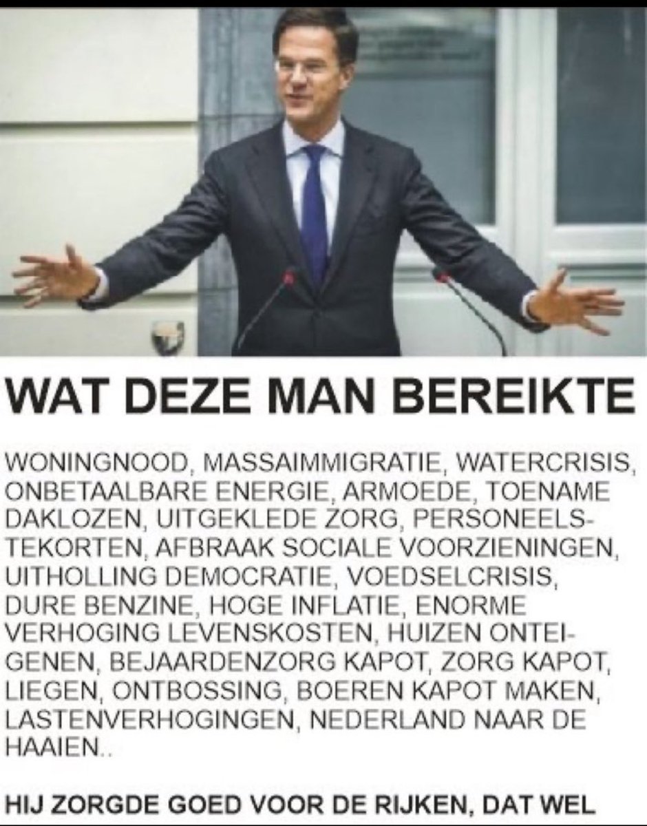 agtmael_mieke's tweet photo. Rutte is รผberhaupt altijd een uitermate onbeschofte #WEFFER! https://t.co/TubKFR0kes