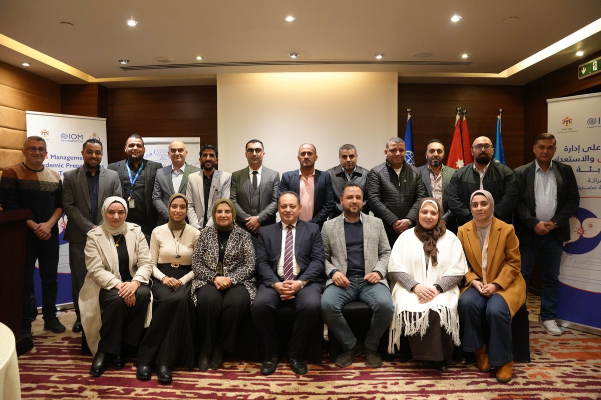 A 5-day study exchange under the MER Programme, funded by <a href="/GlobalFund/">The Global Fund</a>, has successfully concluded in🇪🇬.Organized by <a href="/IOM_Jordan/">IOM Jordan</a> and IOM 🇪🇬, and hosted by the Egypt National TB Programme, it brought together experts from <a href="/mohgovjordan/">وزارة الصحة الأردنية</a> to enhance regional TB responses.
