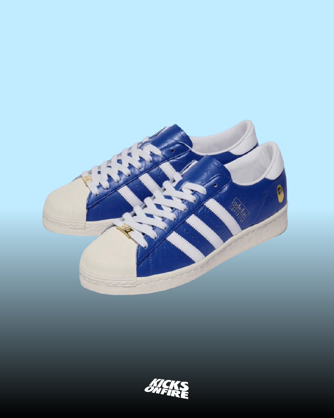 ☆ADIDAS X BAPE☆ SUPERSTAR VINTAGE BLUE CLOUD WHITE adidas BAPE x Superstar 80s ABC Camo for Sale | Authenticity