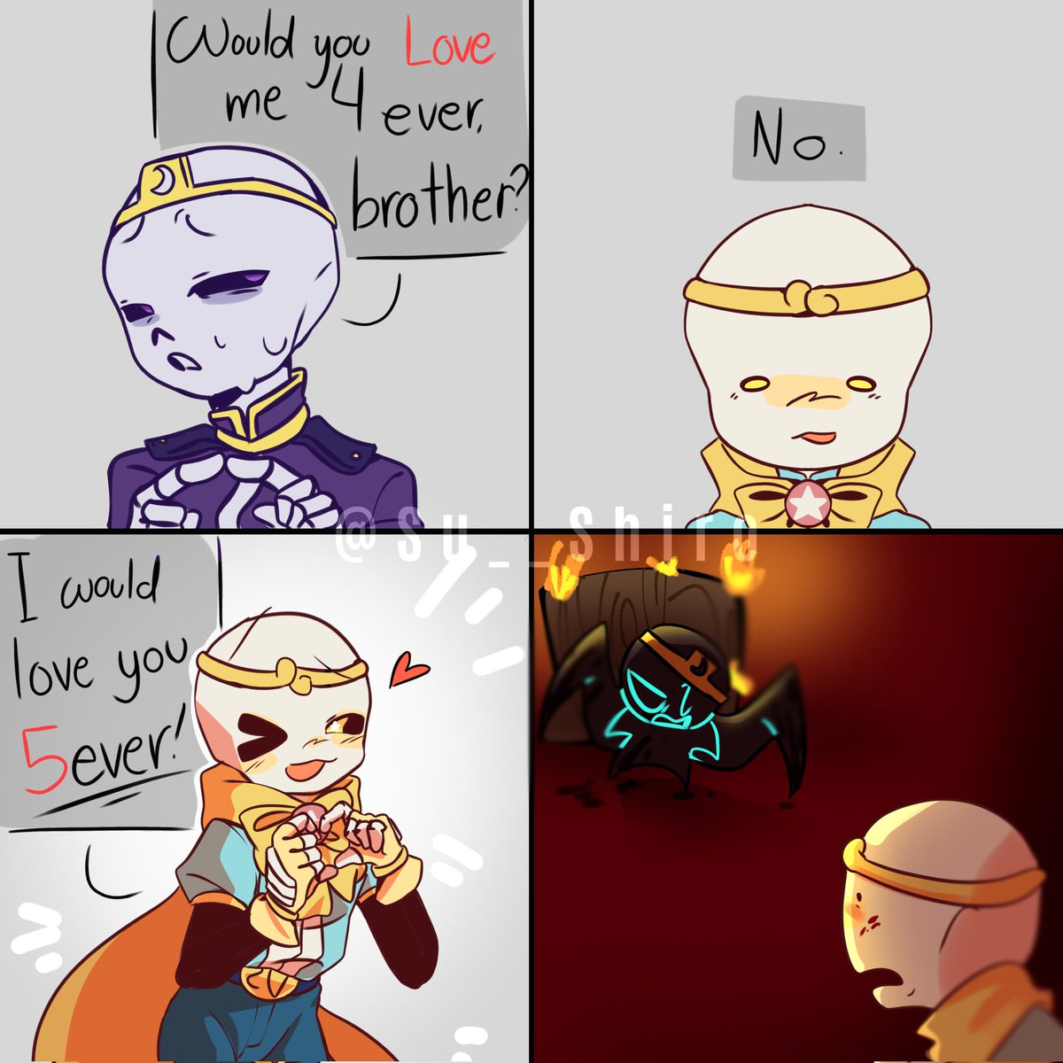 Su__Shiro's tweet photo. Dreamtale, basically

#Dreamtale #UndertaleAU https://t.co/NJpcVnnsvC