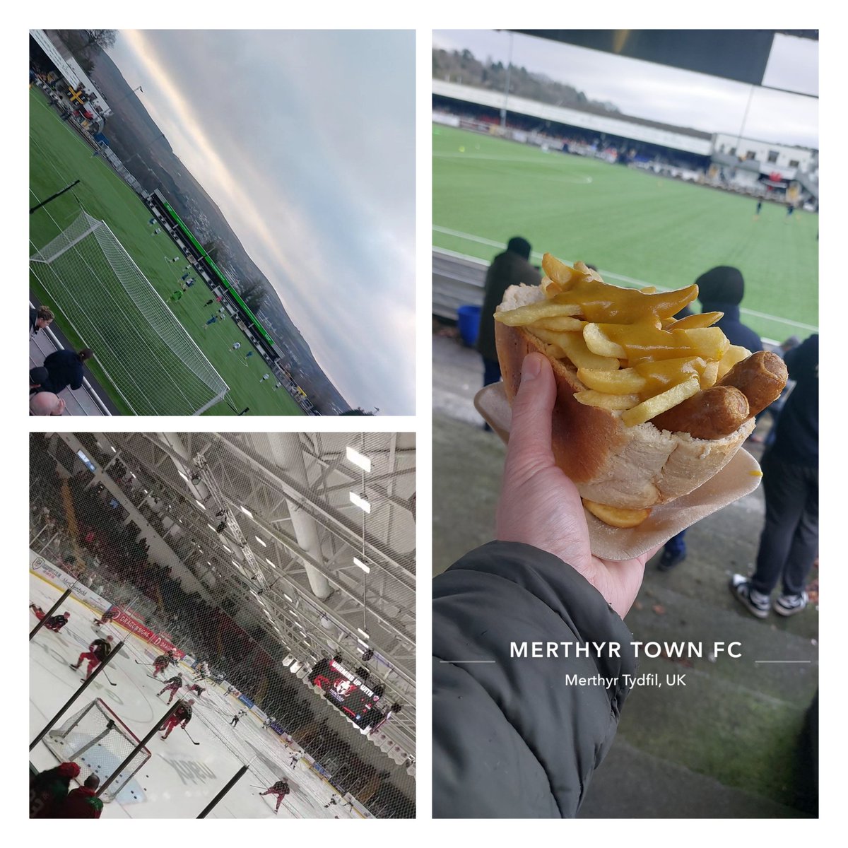 What a perfect Saturday <a href="/MerthyrTownFC/">The Martyrs</a> <a href="/cardiffdevils/">Cardiff Devils</a>