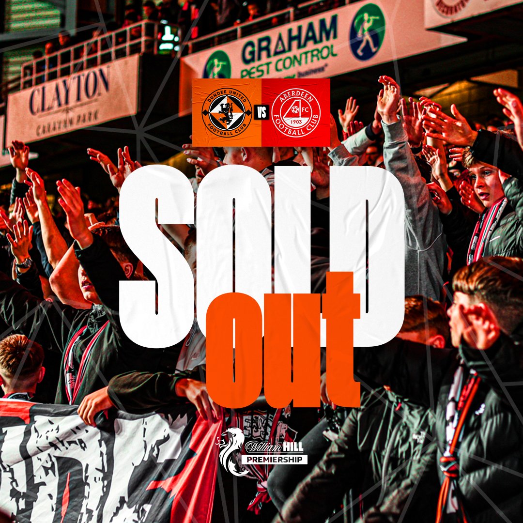 Packed out with over 1️⃣0️⃣,0️⃣0️⃣0️⃣ on our side 🍊 

We’ll see you tonight at a sold-out Tannadice, Arabs! Thank you for your incredible support 🧡🫵