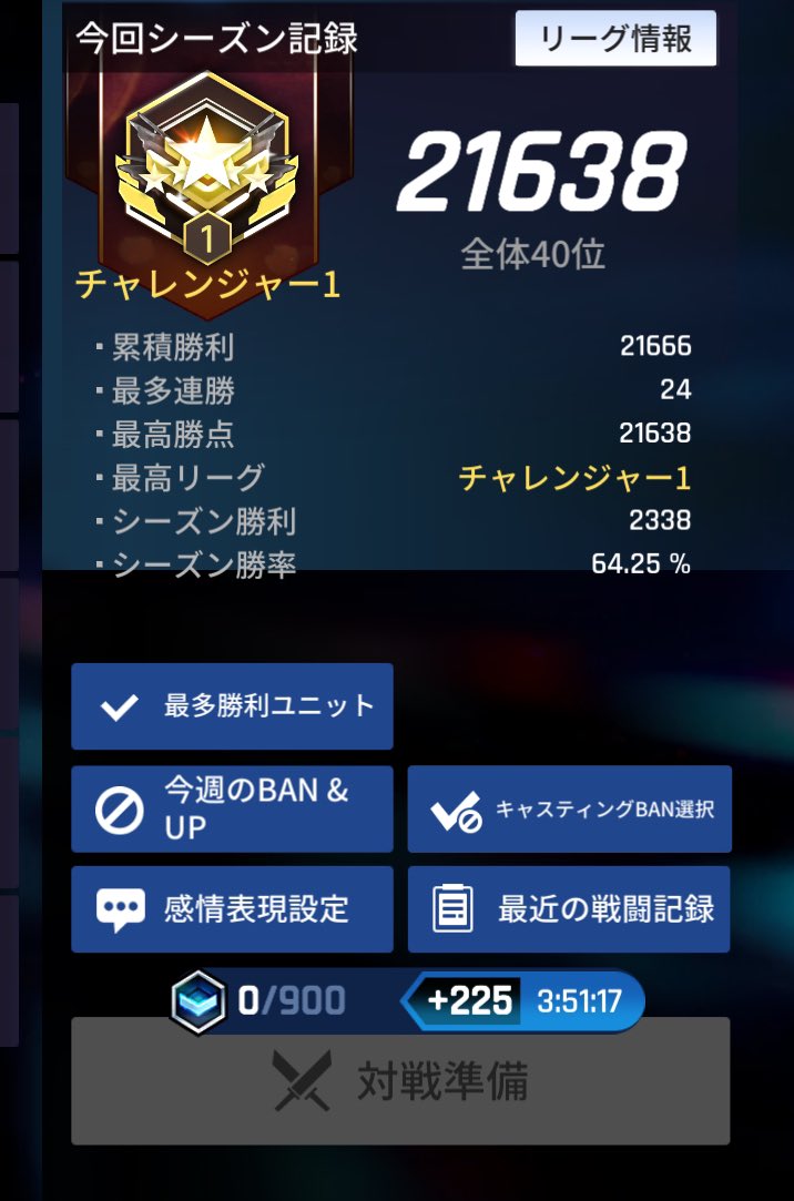 caesar49049's tweet photo. 今シーズンお疲れ様でした！
対戦していただいた方ありがとうございました！
次のシーズンからランクマ仕様が大きく変わるようですが、変わらぬ気持ちで対戦よろしくお願いします。
 #カウンターサイド https://t.co/UdFIu0akzY
