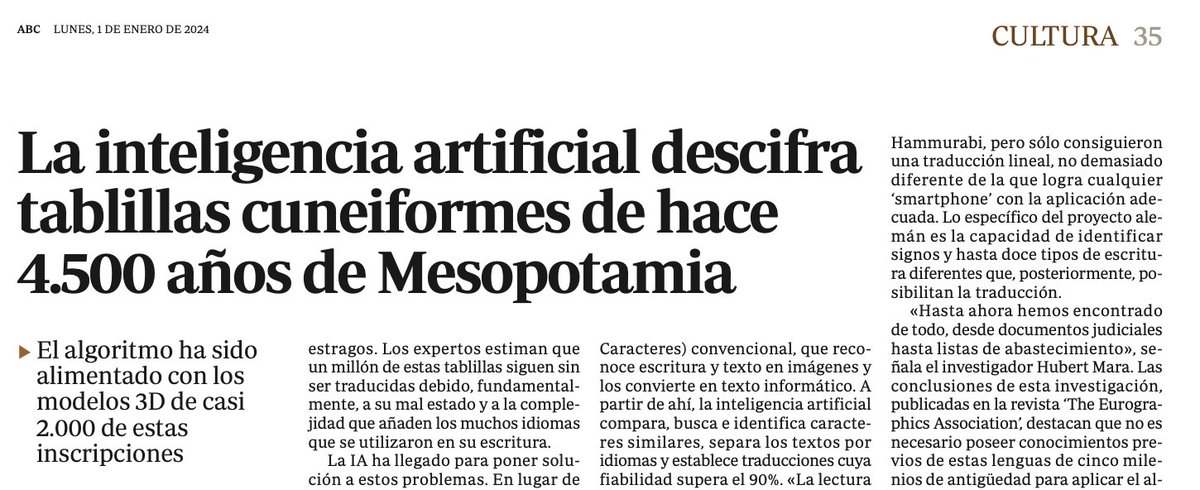 🧵 HILO Noticias de 2024
Recorto periódicos desde que tengo uso de razón. Hacerlo me permite echar la vista atrás, recordar momentos del año clave y ver en qué me he detenido en cada momento, qué me ha interesado o intrigado más.
Te invito a echar un vistazo a 50 titulares de