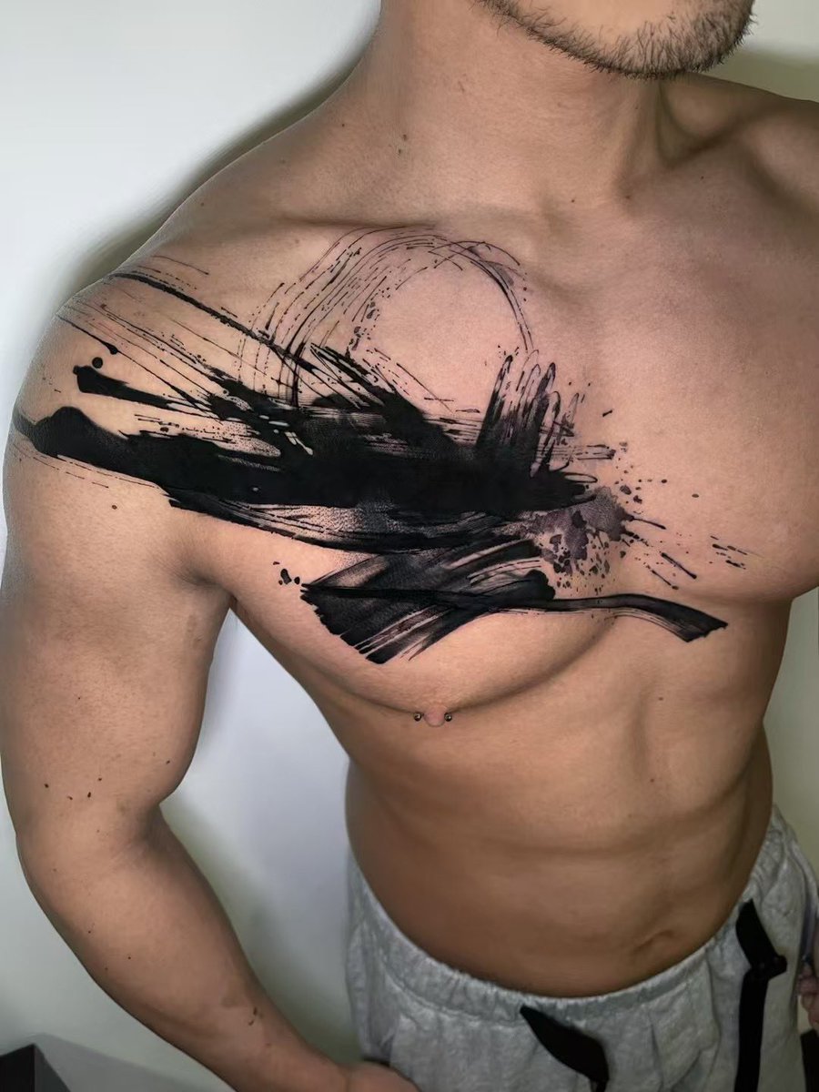 这纹身是真的吗？
#纹身 #墨水 #1M