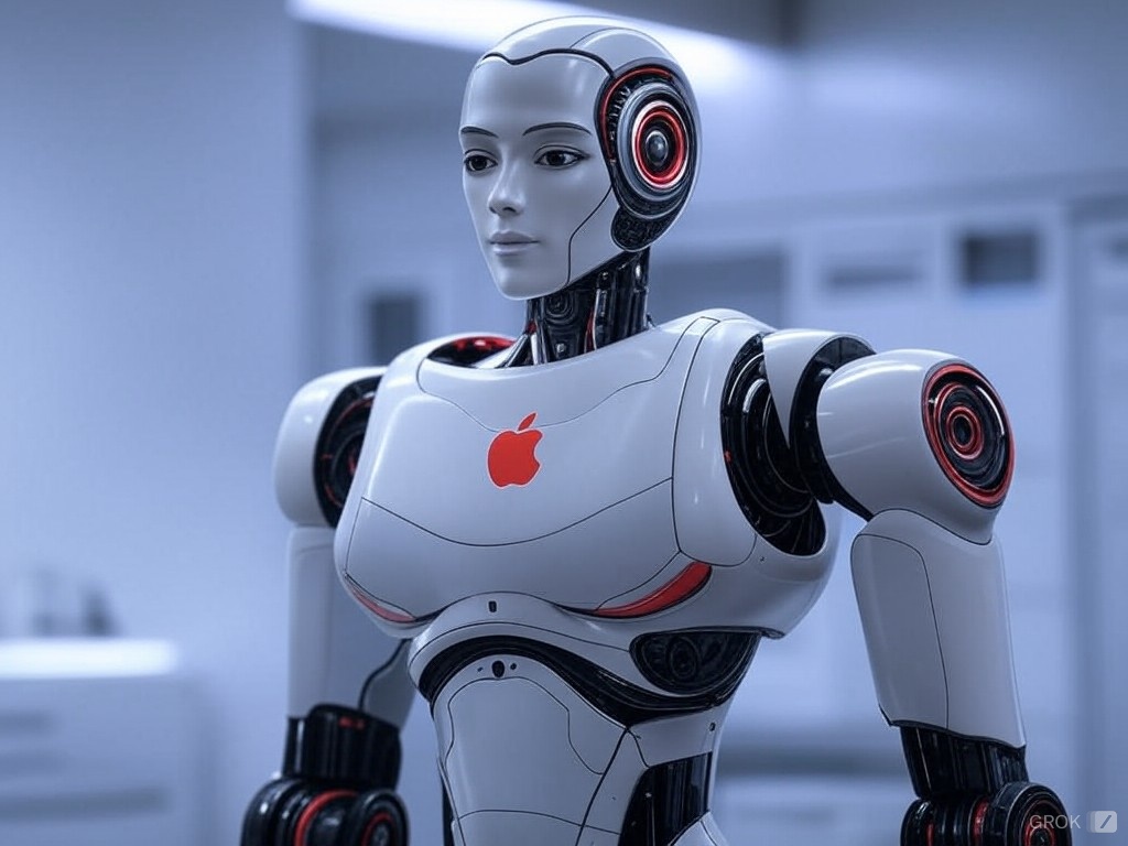 Dr_Singularity's tweet photo. Apple will design and build its own advanced humanoid robot. It’s a no brainer—I’ve been talking about it since the late 2010s. It’s a perfect product for this company, aligning well with their brand. They won’t be able to milk smartphones forever. Smartphones will likely become obsolete by the early 2030s. Long term, robots will be a much bigger market than smartphones. All tech giants will have their own humanoid robots, the market will be extremely diverse.