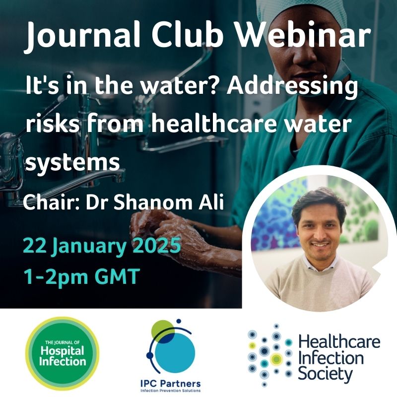HIS is collaborating with <a href="/philnorville/">Phil Norville</a> and <a href="/jonotter/">Jon Otter</a> from <a href="/IPC_Partners/">IPC Partners</a>  for an IPC Journal Club.

💧It's in the water? Addressing risks from healthcare water systems. With papers from <a href="/jhieditor/">Journal of Hospital Infection</a>💧

Register here: ow.ly/hMPx50U6UMS