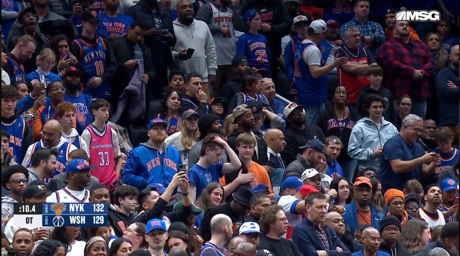 When they talk about low ratings, lack of interest, etc. keep the Knicks fan out of that convo. We put money on your team's books. 

#ALL82 #roadwarriors