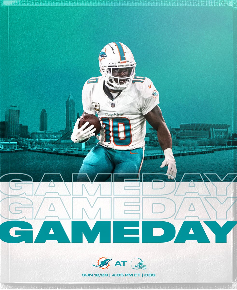TyreekHillFamFd's tweet image. TGI-GAMEDAY 🤩  One last game to round out 2024 💥
#THFF #FinsUp