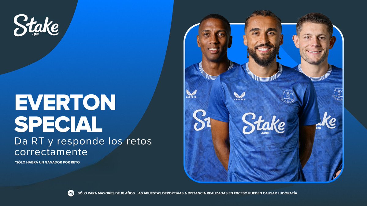 PeruStake's tweet photo. #EvertonSpecial pregunta 3️⃣:

¿Cuántos corners hubieron en el último enfrentamiento entre ambos equipos? 🚩

Apuesta aquí: https://t.co/EGrHc2YW2L https://t.co/mTO9UFB0xt