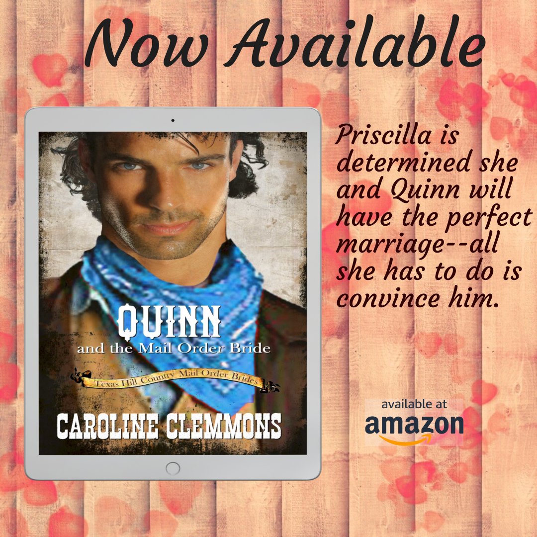 Quinn by Caroline Clemmons Priscilla Bradford is determined she and Quinn McRae will have a happy marriage—all she has to do is convince him. amazon.com/Quinn-Order-Br…