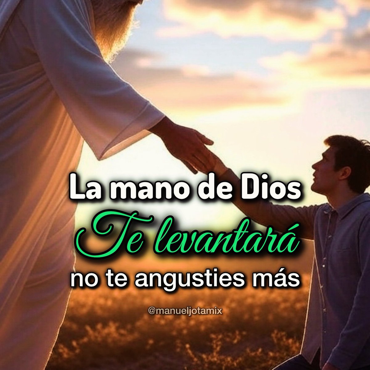 ManuelJotamix's tweet photo. 👉🏻 Dios está activado a tu favor para hacerte resplandecer y traer salvación a tu vida, mantén tu mirada en El y persevera en sus caminos, porque su gloria te alcanzará, y serás una piedra preciosa en la mano de tu Dios. 

👉🏻 Disfrutar de todo lo que hace el hombre en cada uno de sus días debajo del sol en esta tierra, que en todo le vaya bien, y que nada le falte, viene de la mano de Dios. 

👉🏻 Isaías 62:3

👉🏻 Eclesiastés 2:24

#mensajescristianos #lamanodedios #jesucristoeselcamino #diosmelevantara #hagamosviralajesus #reelscristianos #elamordedios