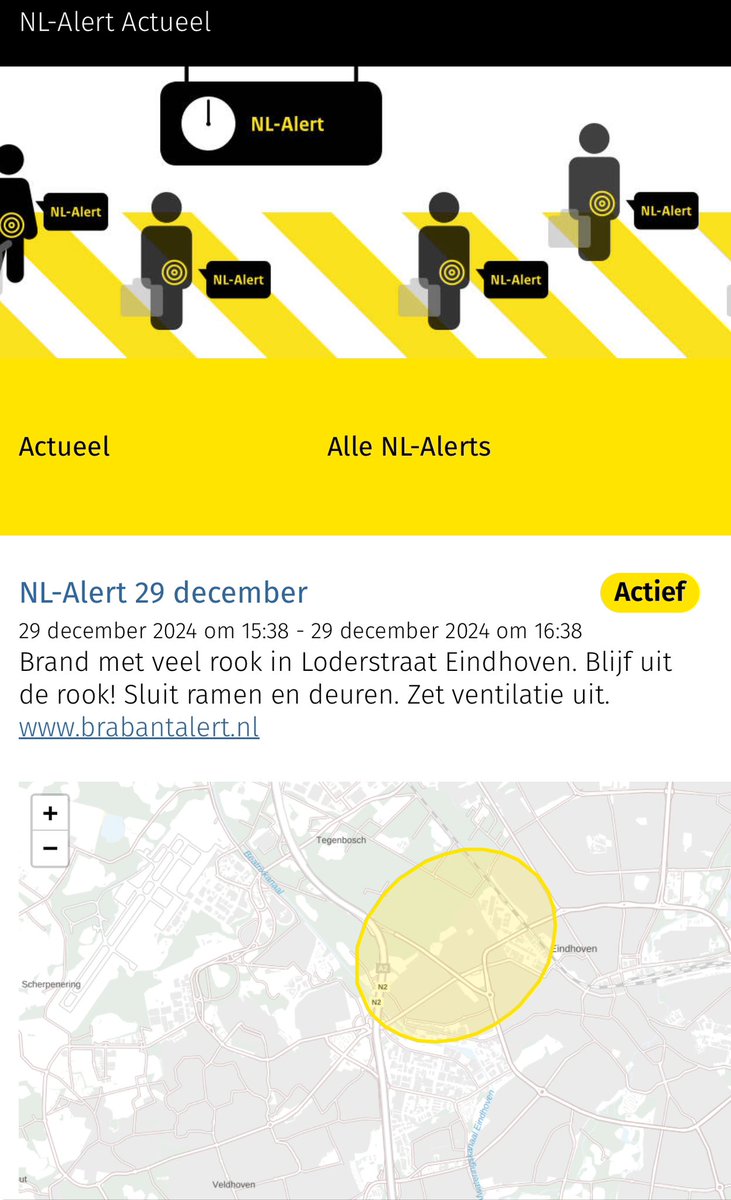 Brand in woning aan de Loderstraat Eindhoven