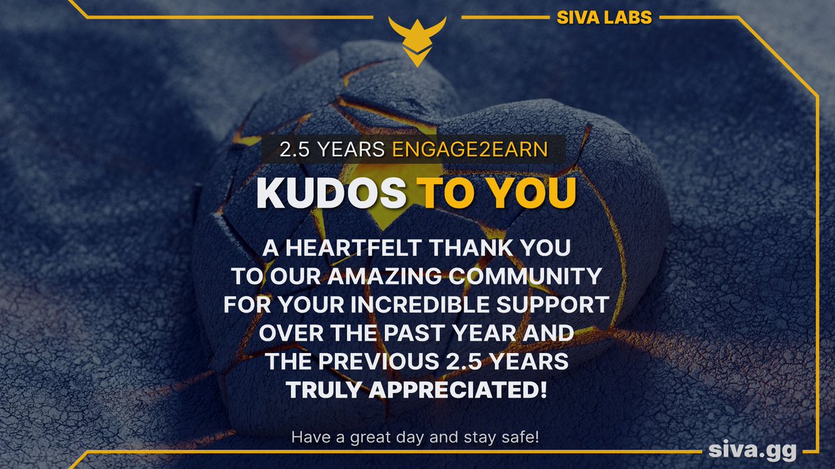 Thank you for your amazing support this past year and over the last 2.5 years! ❤️