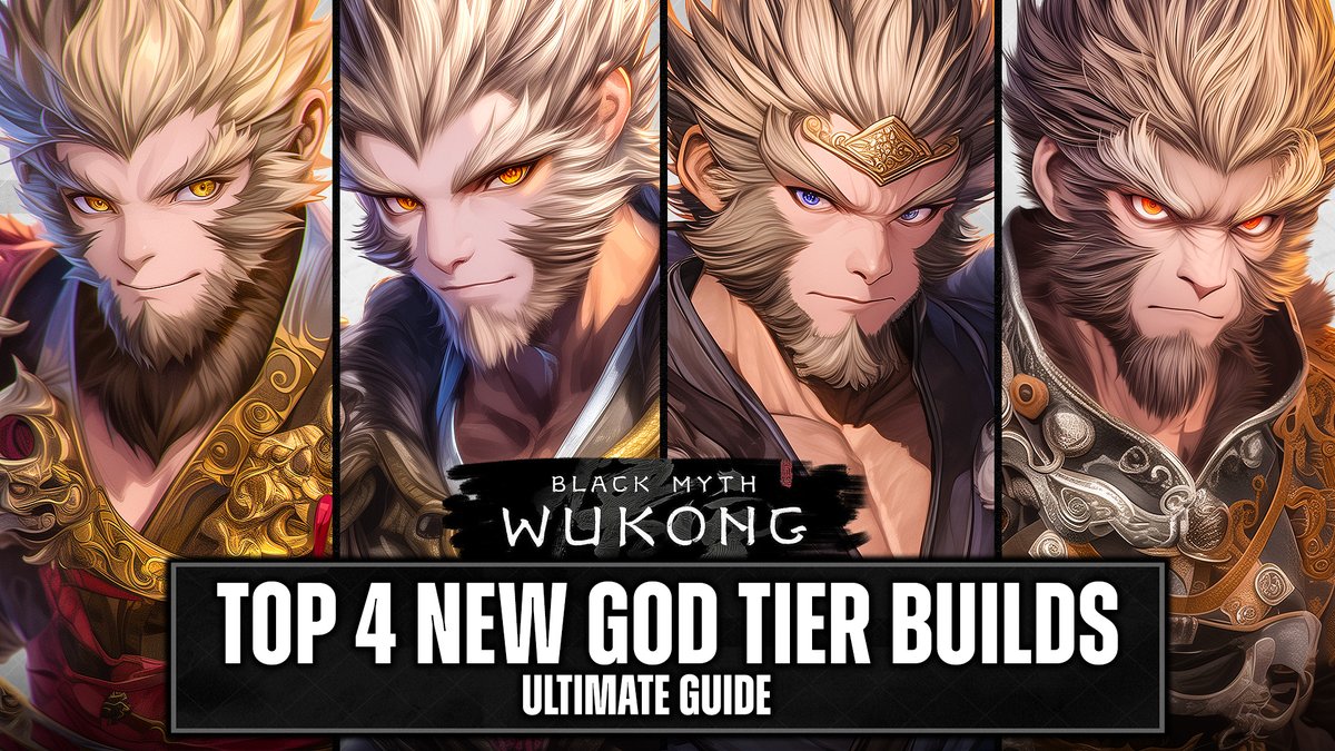 JRPG_Samurai's tweet photo. Top 4 NEW GOD TIER Builds in Black Myth Wukong's LATEST UPDATE: https://t.co/snEd7xHCKt

Join me as I break down the latest strongest builds in Black Myth Wukong.

#BlackMythWukong https://t.co/7b8uzeePvR