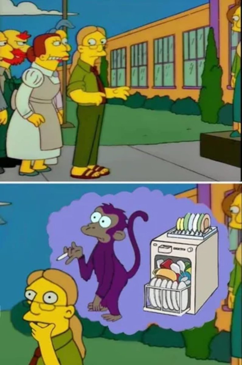 Purple monkey dishwasher!