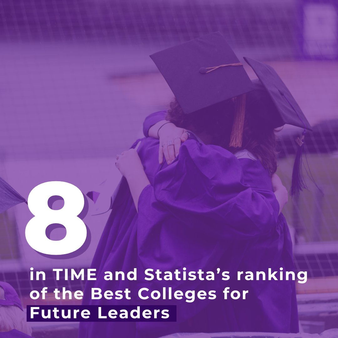 nyuniversity's tweet photo. We know our students are destined for greatness, but it's nice to see others agree. 🤩 NYU is no. 8 on TIME and Statista's Best Colleges for Future Leaders 2025, which features 125 US universities. #VioletPride
Read about what goes into the ranking: https://t.co/iz410KW5Zf https://t.co/bhA3WlA82Y