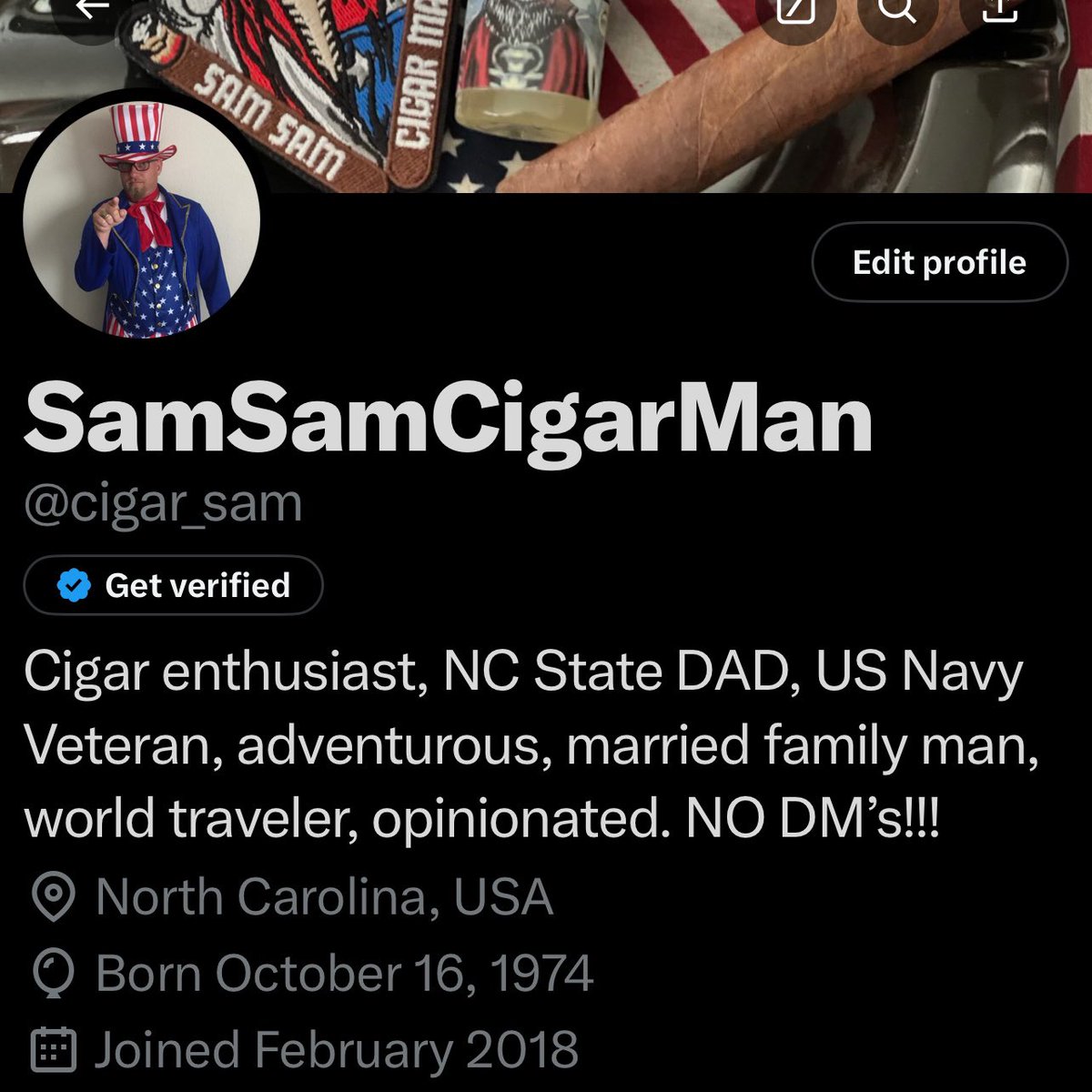 SamSamCigarMan tweet media