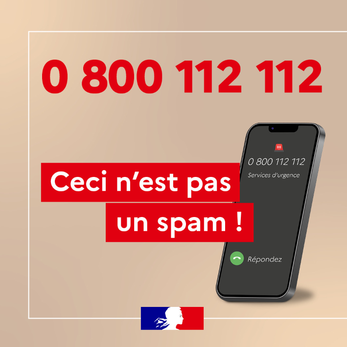 Prefet92's tweet photo. ☎️Le 0 800 112 112 n'est pas un numéro de démarche téléphonique ! Il s’agit du nouveau numéro qu’utilisent les services d’urgence pour vous rappeler! 
👉Pour ne pas le confondre avec un spam, pensez à l’enregistrer dans vos contacts !
➕ d’infos sur : https://t.co/ySBeIFkJ6P https://t.co/nzXh6gNFsg