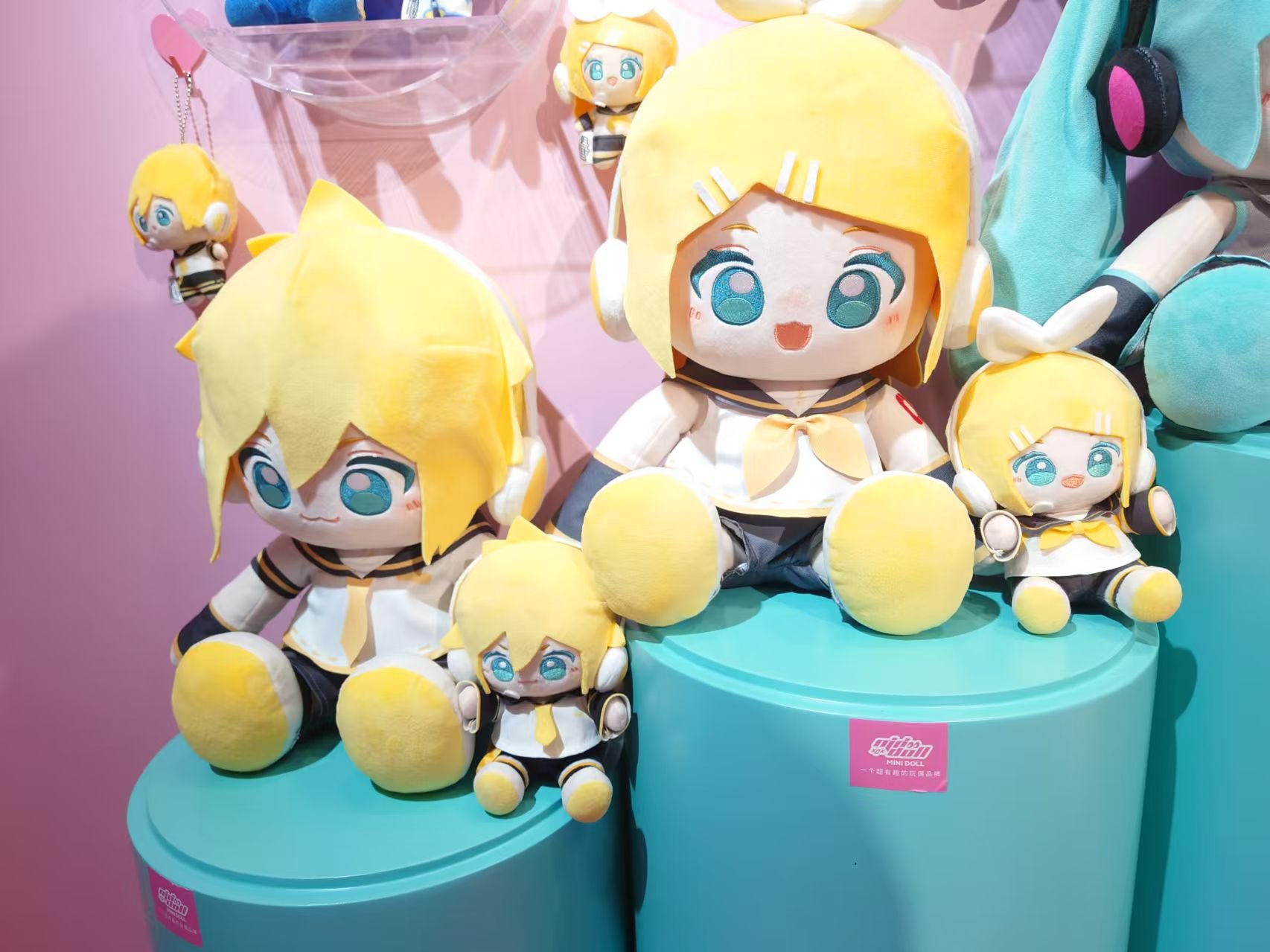 preciality ぬいぐるみ　初版　初音ミク　リン　レン　ルカ　meiko 初音ミク ふわぷち Preciality ミニぬいぐるみ“巡音ルカ