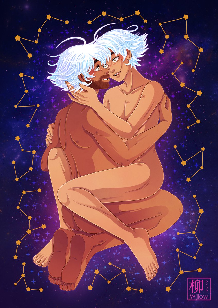 Willow_San's tweet photo. They love each other in space 🥹❤️🌌

#jayvik https://t.co/nPT28t9DaN