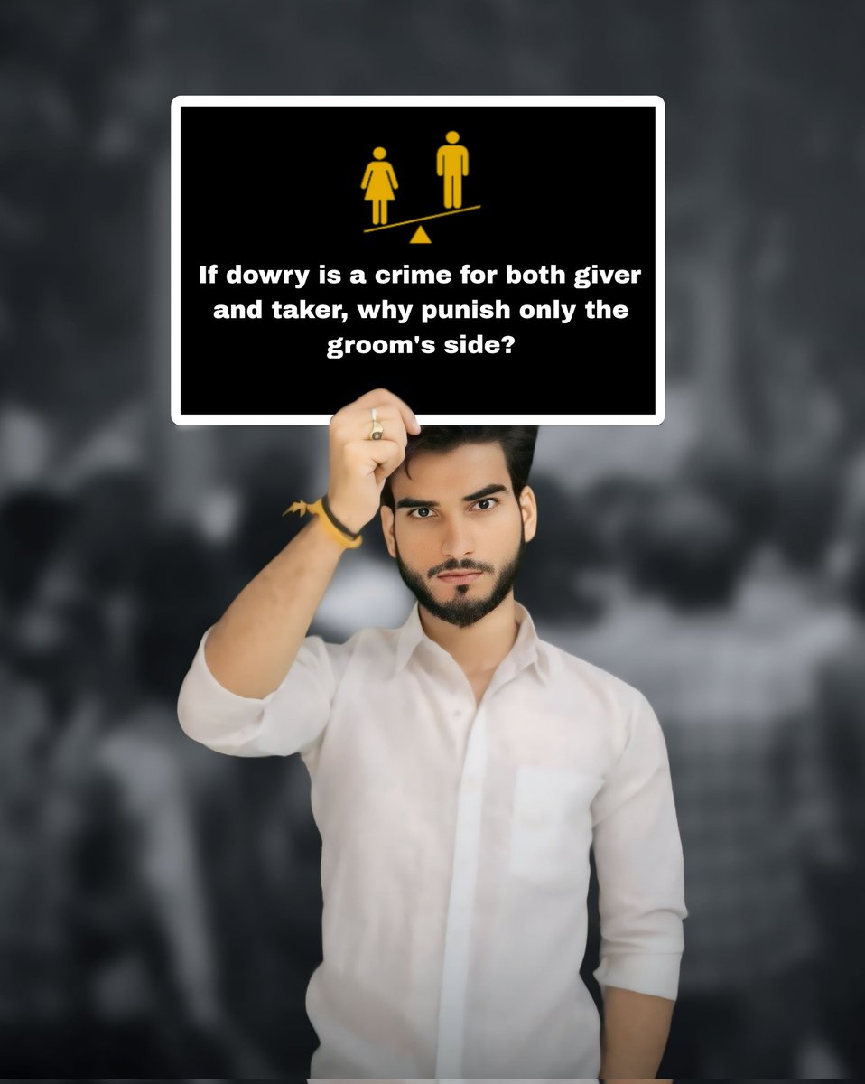 KarnTheReviewer's tweet image. If giving dowry is also a crime, why are only grooms punished? Justice should be equal for all.
#JusticeforRishi #Arrestshikhaawasthi #JusticeforMen #JusticeForAtulSubhash #JusticeIsDue #equalityforall