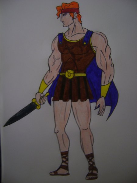 GuilluskiA's tweet photo. Dibujo de Hércules de Disney a mí estilo.

Izquierda: 2024.
Derecha: 2011. https://t.co/hBF56B7m12