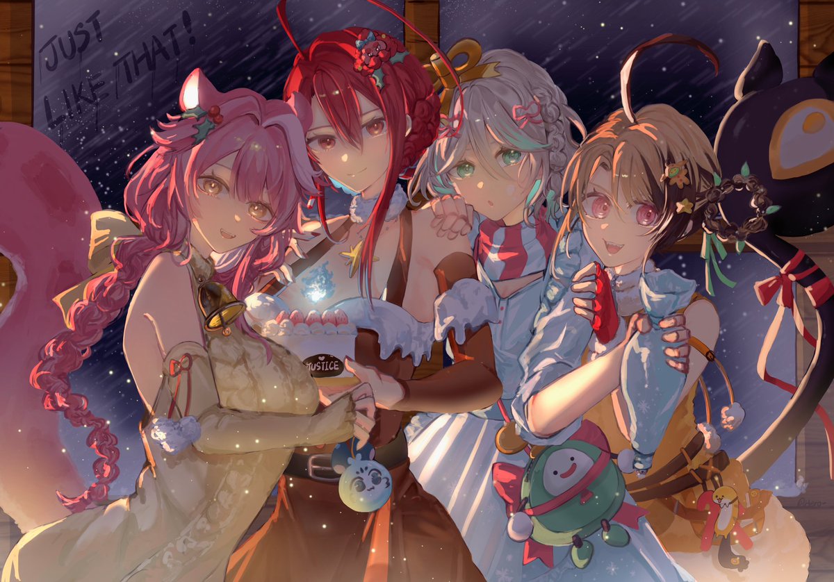 圖 EN 正義組 Holomem的性感美背