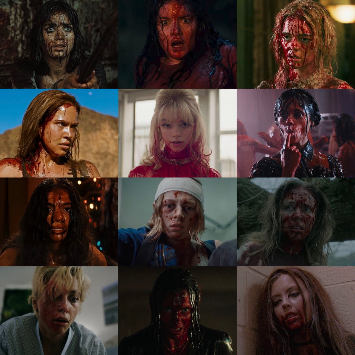 sillierdeadite's tweet photo. big fan of the women covered in blood genre https://t.co/illE9USjTA