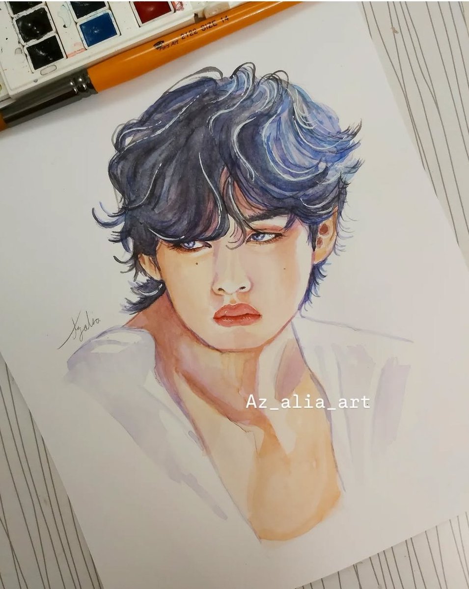 Az_alia_art's tweet image. Happy Birthday Kim taehyung 🐻💜 
#HAPPYVDAY
#HappyBirthdayTaehyung
#SideBySideWithTaehyung