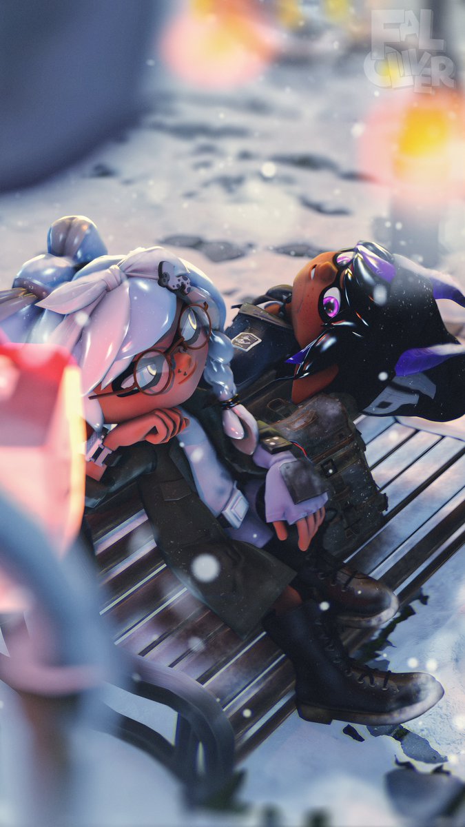 Chilled Inklings❄️💙

For <a href="/Darkklawl/">Damian</a>, hope you like it c:
#SFM #SourceFilmmaker #Splatoon3 #splatoonart