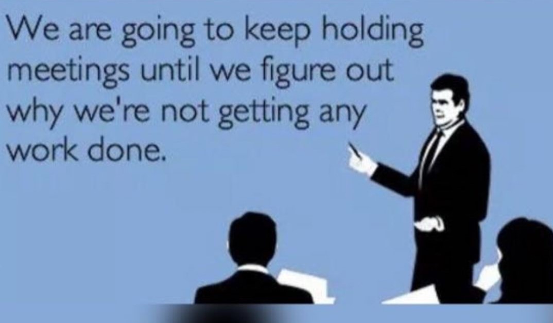 Bringing back this golden oldie as it seems more relevant than ever… #2025NYresolution #meetings #productivity