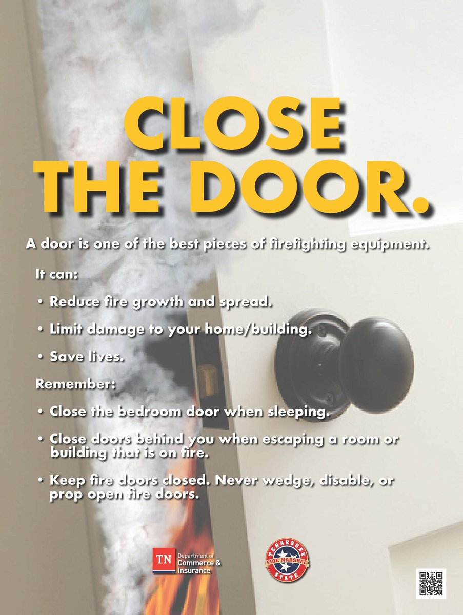 50% of home fires happen between 11pm &amp; 7am. ⏰ Sleeping with bedroom doors closed can help protect you &amp; your family from deadly smoke &amp; heat. Learn more &amp; see why you should always #CloseBeforeYouDoze 
👪 🚪🔥 #FireSafety youtu.be/bSP03BE74WA?si…