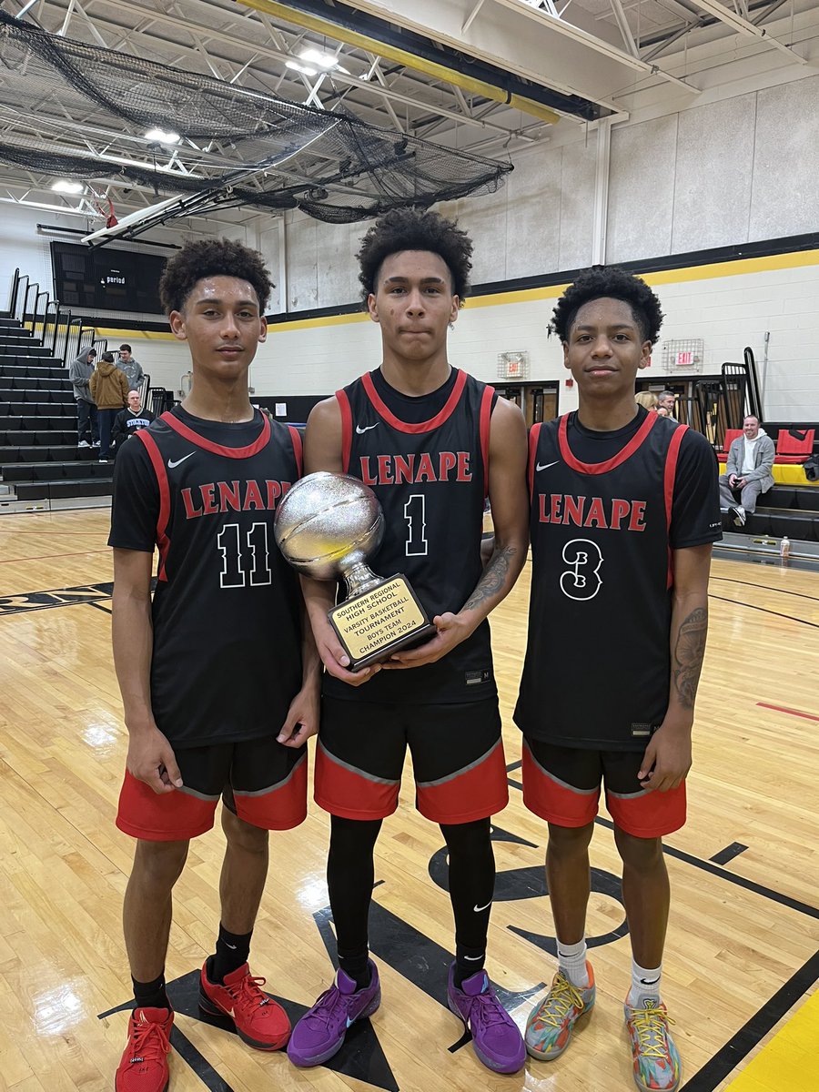 Lenape Basketball (@lenapehoops) on Twitter photo Congrats to Nolan Barnes, Jaidyn Boyd, and Tyree Thorp on being named to the “All Tournament Team” at the <a href="/ScoreAtTheShore/">Score At The Shore</a> tournament. Congrats to Nolan Barnes, Jaidyn Boyd, and Tyree Thorp on being named to the “All Tournament Team” at the <a href="/ScoreAtTheShore/">Score At The Shore</a> tournament.