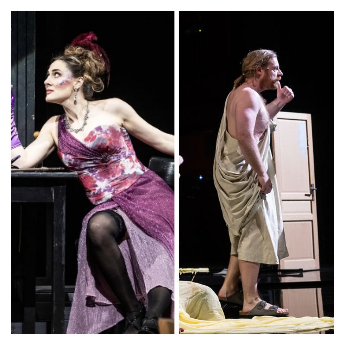 One couple.
Different cities.
Different matinees.
Same one shoulder lewk.*

*@SydneySoprano is effortlessly crushing said look whereas I seem to resemble a confused member of the Roman Empire who got lost en route to the Coliseum

Fledermaus 
<a href="/DutchNatOpera/">De Nationale Opera</a>
Dream
<a href="/OperadeLausanne/">Opéra de Lausanne</a>