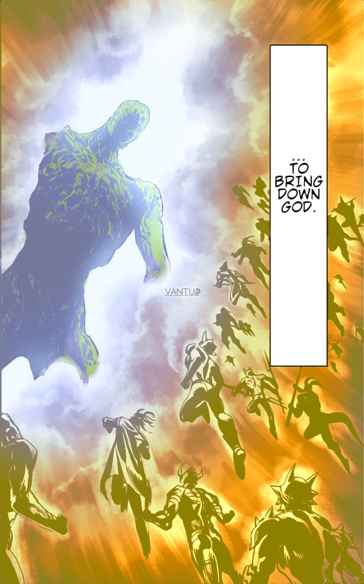 Vantud391's tweet photo. OPM chap 209/211: Some lazy coloring of this panel by me.😅😛
You can support me through my patreon.(com)/Vantud391. I colored and posted many OPM arts there.
#Onepunchman #opm209  #opm211 https://t.co/ztiCoZKXNE