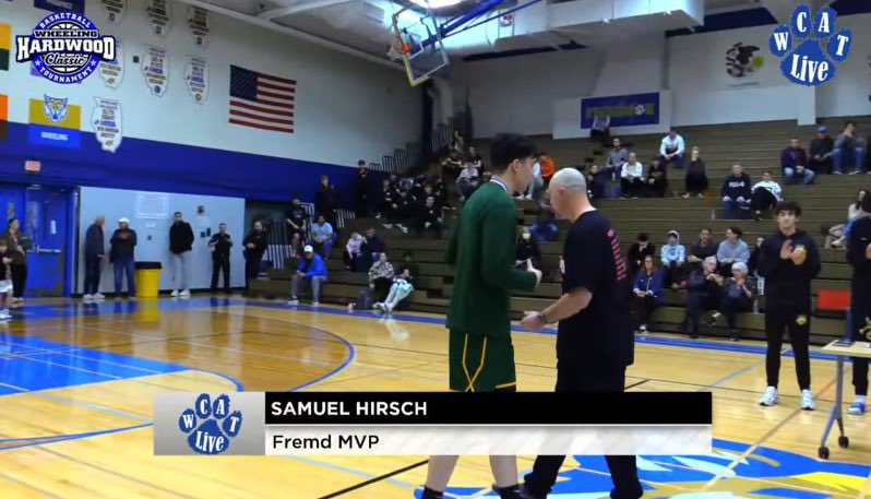 My boy <a href="/Samuel_Hirsch20/">Samuel Hirsch</a> made the trip and the long day worth it dropping 21pts to lead his team to the win in the Championship game last night. Congrats on making the All-Tourney team as well!
