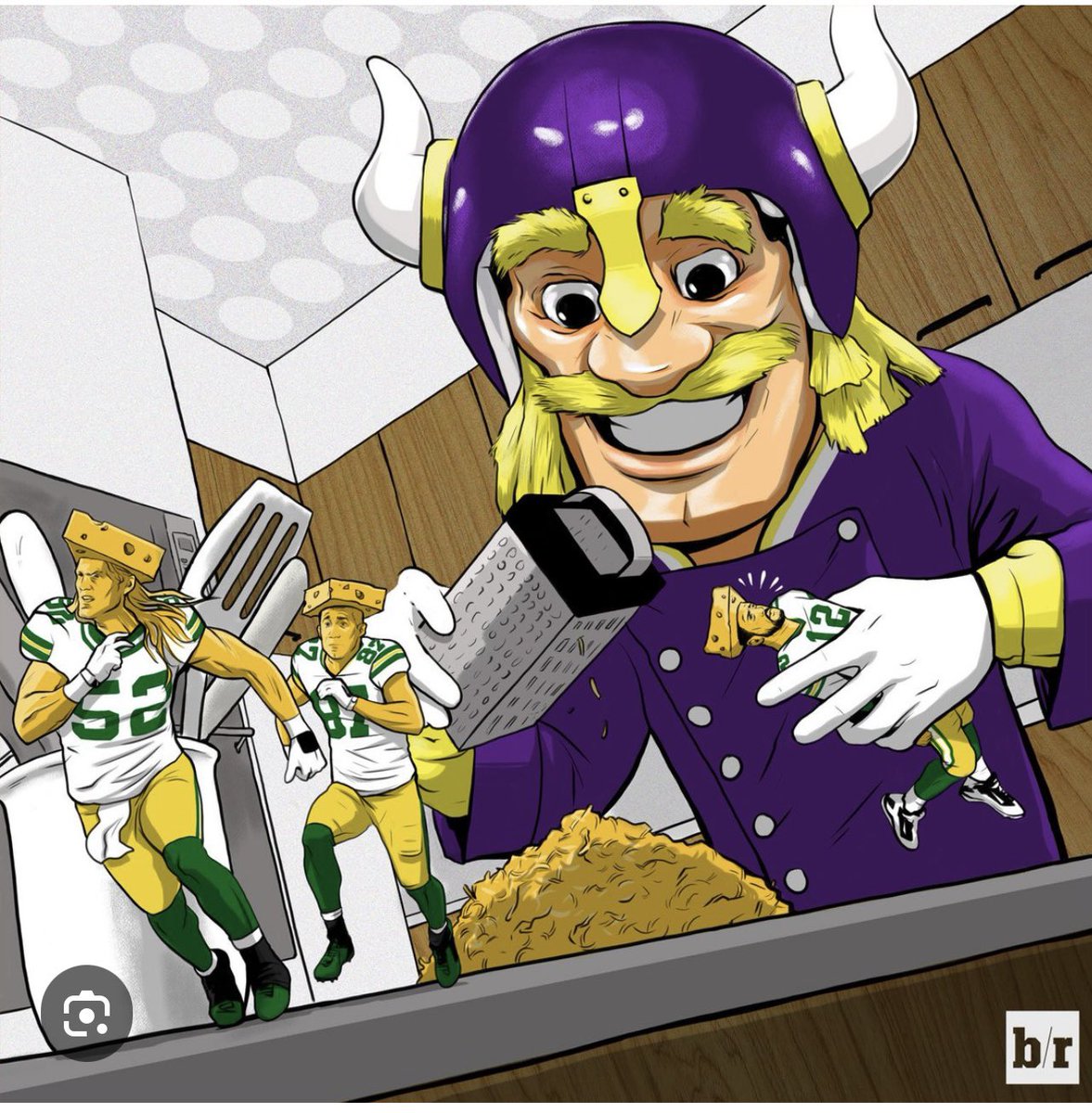 It’s game day, baby! Let’s shred some cheese!@Vikings <a href="/UKVikings/">Minnesota Vikings UK</a> <a href="/VikingsCanada/">Vikings Canada 🇨🇦</a> <a href="/UKVikingsFans/">UK and Ireland Minnesota Vikings Fan Club</a>  #skol