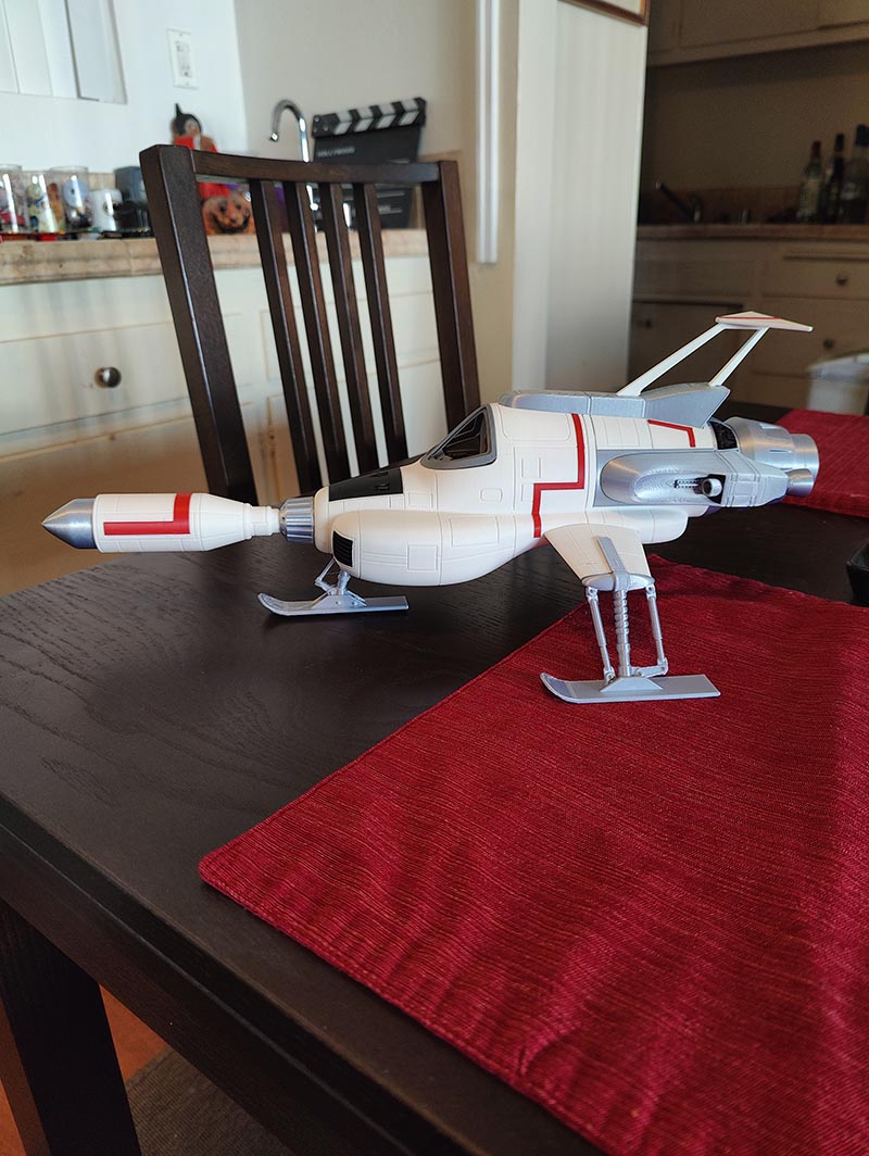 Gambody_com's tweet photo. Single-pilot, nuclear-missile-armed... it's the #SHADOInterceptor! Defending Earth from aliens in #GerryAnderson's #UFO TV series, this #SciFi icon lives on. Steven Simak's stunning #3DPrint proves its timeless appeal. STL files here:
https://t.co/RkpC7gkzw2 https://t.co/h8OqTEeIYu