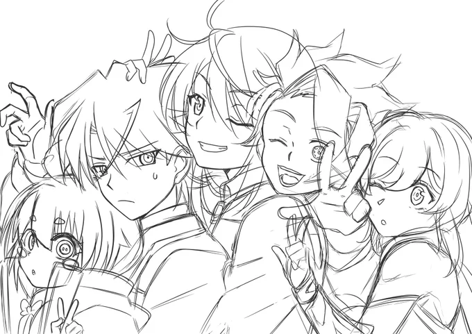 久々にデジタルで描いてて大苦戦中。
これから清書 