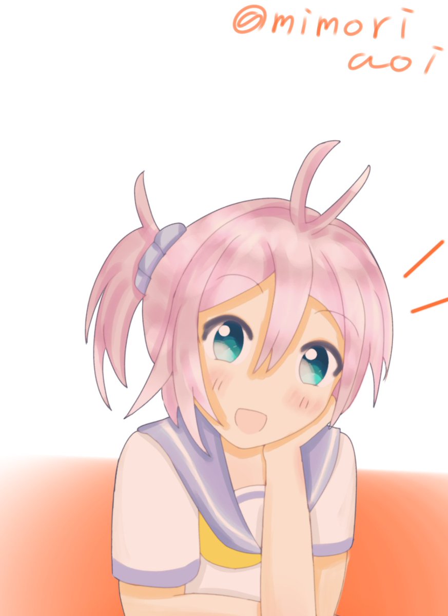 艦これ「#艦これ版深夜の真剣お絵描き60分一本勝負#艦これ版真剣お絵描き60分一本勝負_」|水守＠みもりのイラスト