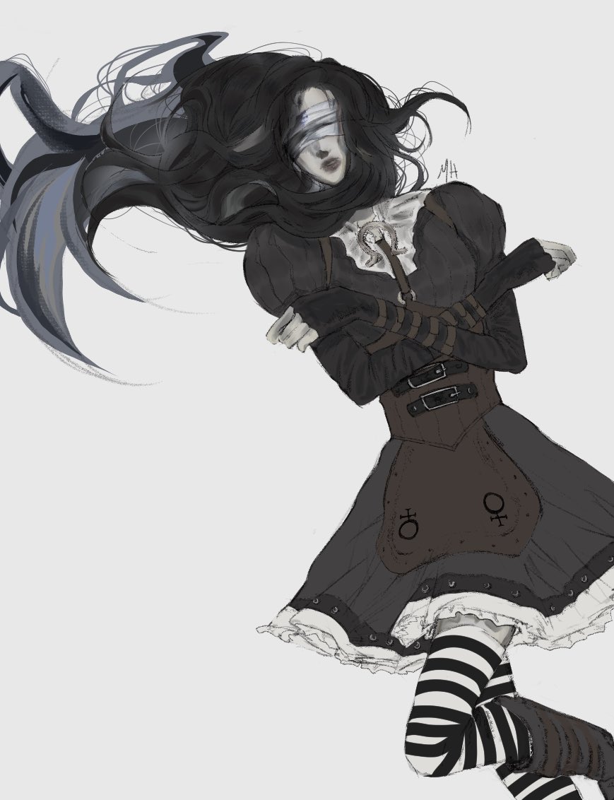 Leon4992's tweet photo. Alice madness returns #WIP https://t.co/9viWQfgweq