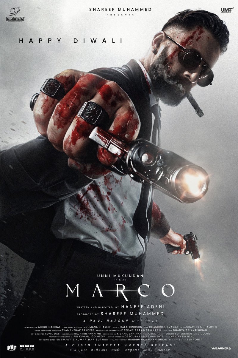 Deepak (@deepuzoomout) on Twitter photo The Best Indian Action Hero is finally unleashed #Marco, Spectacularly directed by #HaneefAdeni <a href="/Iamunnimukundan/">Unni Mukundan</a> is literally a BEAST! This film will create ripples in all the industries combined! 🫡
The best film of the year, ends it with a bang 💥
John wick ah bokka feels! The Best Indian Action Hero is finally unleashed #Marco, Spectacularly directed by #HaneefAdeni <a href="/Iamunnimukundan/">Unni Mukundan</a> is literally a BEAST! This film will create ripples in all the industries combined! 🫡
The best film of the year, ends it with a bang 💥
John wick ah bokka feels!