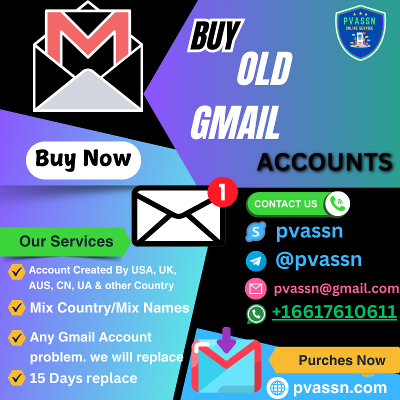 pvassn's tweet photo. Buy Old Gmail accounts from PvaSsn – verified, aged, and secure accounts perfect for email marketing, social media management, buy aged gmail"

Replay and contact 24/7 Live Support

Telegram : @pvassn
Skype : pvassn
WhatsApp : +16617610611 https://t.co/eKXCV0unIA