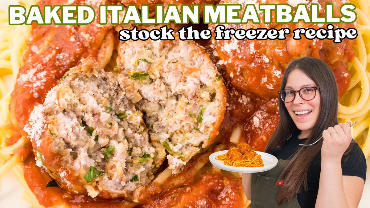 Baked Italian Meatballs – The Best Freezer-Friendly Recipe youtu.be/pKuxe0PYI7A?si… via <a href="/YouTube/">YouTube</a>