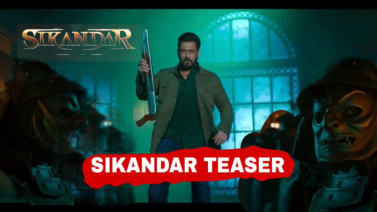 MTamzh's tweet photo. https://t.co/3d0IevS0U9 Sikandar movie announcement teaser. https://t.co/GqJ3l84mK8
