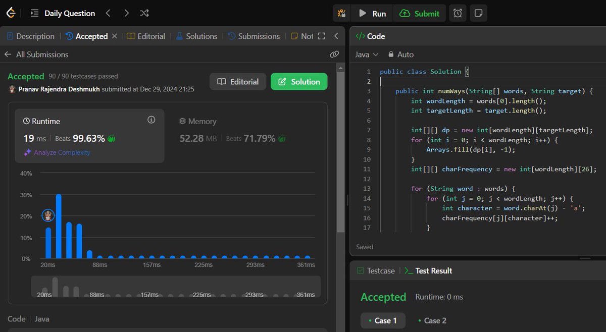 PranavDeshmuk5's tweet image. aaaaahhhh dp!!
@LeetCode #100DaysOfHacking #100DayChallenge #100dayCode